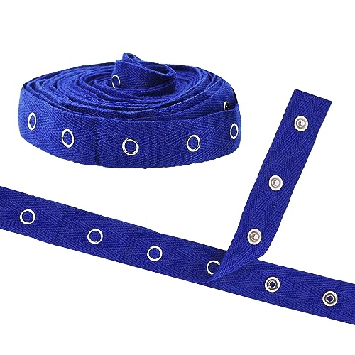 Mandala Crafts Metall-Schnappband zum Nähen von Yard Druckknöpfe für Kleidung – Druckknöpfe zum Aufnähen für Kleidung – 3 Yds Baumwolle Königsblau Schnappband für Kleidung Mandala Crafts Metall-Schnappband zum Nähen von Yard Druckknöpfe für Kleidung – Druckknöpfe zum Aufnähen für Kleidung – 3 Yds Baumwolle Königsblau Schnappband für Kleidung von Mandala Crafts
