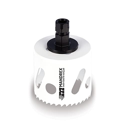 Mandrex | Bi-Metall Lochsäge SpeedXcut 8% Kobaltlegierung & 45 mm Schnitttiefe für Edelstahl, Alu & Epoxidharz | MHB4Q027B | Ø 27 mm von Mandrex Smart tools for every job