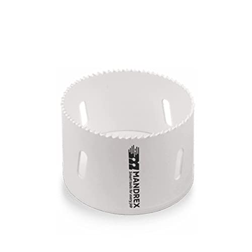 Mandrex | Bi-Metall Lochsäge FineXcut 8% Kobaltlegierung & 38 mm Schnitttiefe für dünne Stahlbleche & Acryl | MHB60025B | Ø 25 mm von Mandrex Smart tools for every job