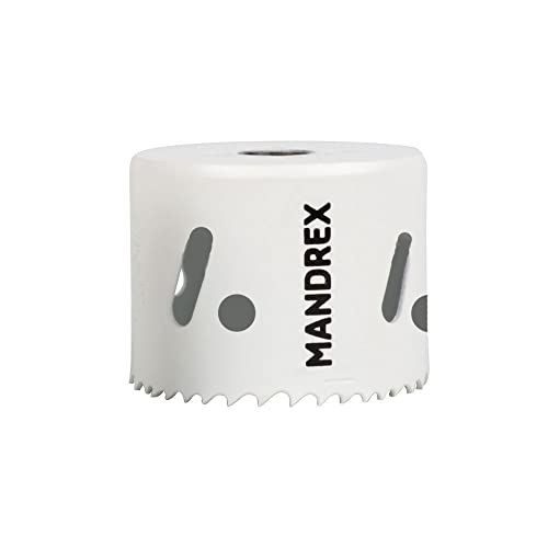 Mandrex | Bi-Metall Lochsäge SpeedXcut 8% Kobaltlegierung & 45 mm Schnitttiefe für Edelstahl, Alu & Epoxidharz | MHB40022B | Ø 22 mm von Mandrex Smart tools for every job