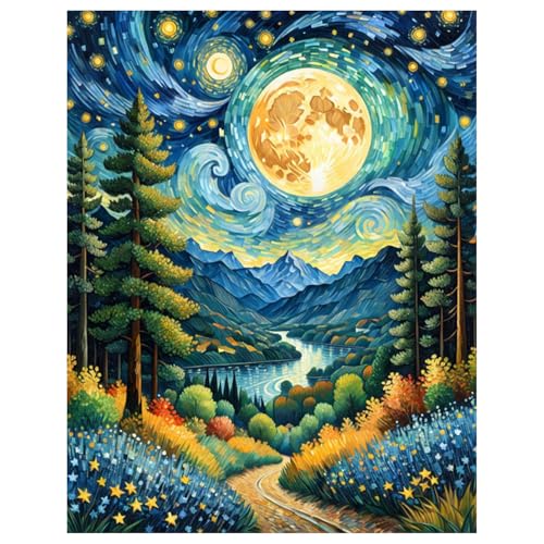 Landschaft Diamond Painting Erwachsene Diamant Painting Landschaft Full DIY Diamant Kunst Malerei Stickerei Set Home Wand Dekor 30x40cm von Mandun Art