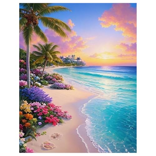 Strand Diamond Painting Erwachsene Strand Diamant Painting Full DIY Diamant Kunst Malerei Stickerei Set Home Wand Dekor 30x40cm von Mandun Art