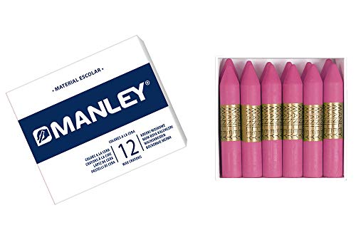 MANLEY 39 – Wachsmalstifte, 12 Stück von Manley