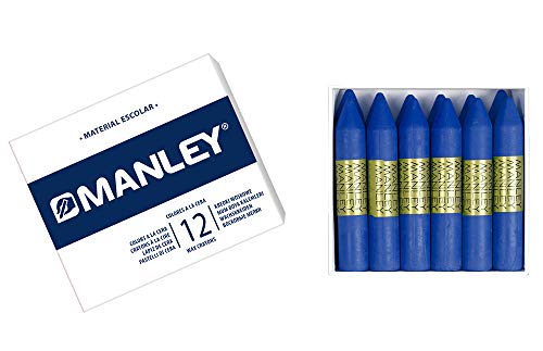 MANLEY 43 – Wachsmalstifte, 12 Stück von Manley