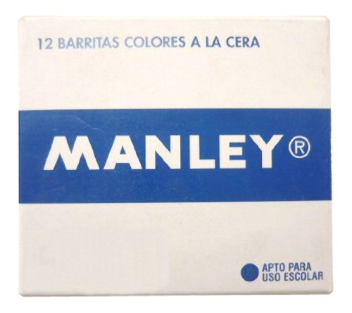 Manley 49 Wachsmalstifte, 12 Stück von Manley