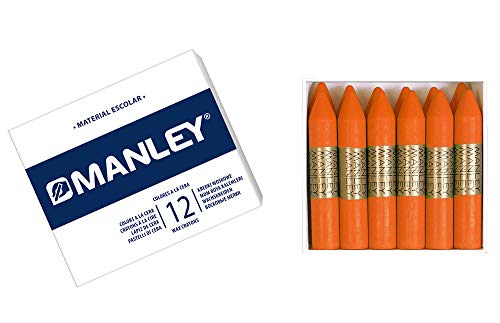 Manley 7 - Wachsmalkreide, 12 Stück von Manley