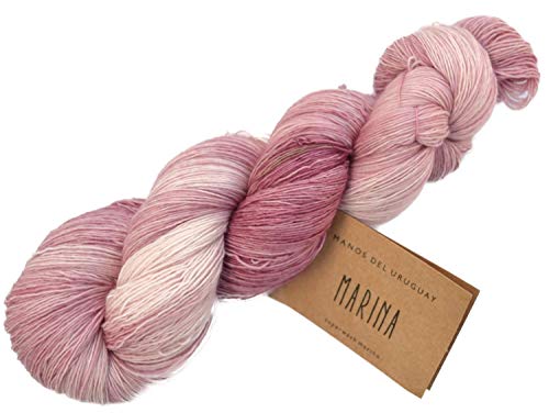 Manos del Uruguay Marina Fb. N6467 - Rosa, 100g Lace Merino Wolle handgefärbt mit wunderschönem Farbverlauf von Manos del Uruguay Marina