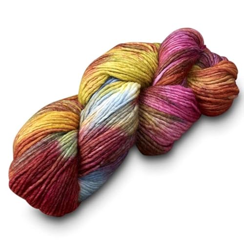 Manos Del Uruguay Maxima 9644 Chysanthemum, 100 g, 100% extrafeine Merino, handgefärbtes Aran-Garn von Manos del Uruguay