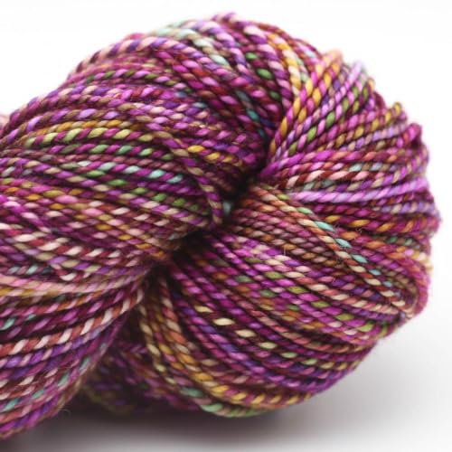 Manos del Uruguay Marla Handgefärbte Wolle aus Merinowolle, 100g Strang ca. 200m Nadelstärke 3,5 bis 4,5 mm (K600 twilight) von Manos del Uruguay