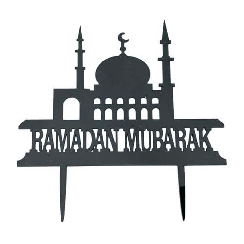Acryl-Kuchendekoration, islamische Feiertagskuchendekoration für Feiern im Nahen Osten, 2 Stück Dekorationen von Maouira