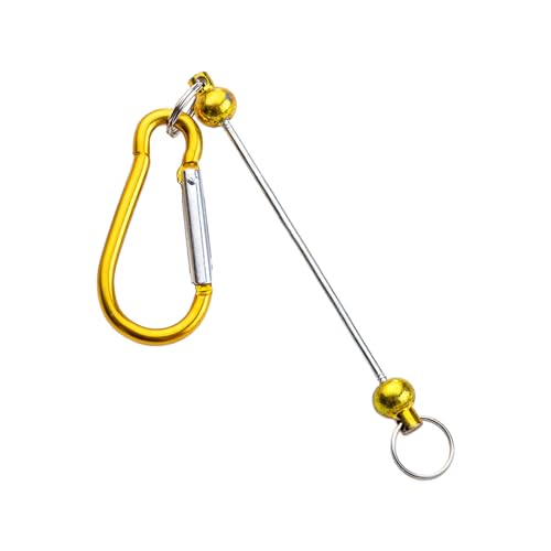 Blanko-Schlüsselanhänger, Perlen, Schlüsselanhänger, praktischer Metall-Schlüsselrohling für die Herstellung von Schlüsselanhängern von Maouira