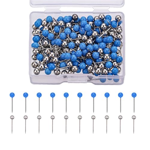 Maouira 200/700Pcs Nähen Pin Gerade Pin Für Schneiderin Nähen Projekt Bunte Quilten Pin Push Pin Pinnwand Pin von Maouira