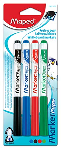 Maped M741312 - Whiteboardstifte Marker Peps, 4er Packung von Maped Helix USA