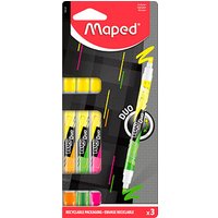 maped FLUO DUO  Textmarker farbsortiert, 3 St. von Maped