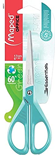 Essentials-Schere, 17 cm, in Blisterverpackung. Farbe: Blau. MAPED 468011 von Maped