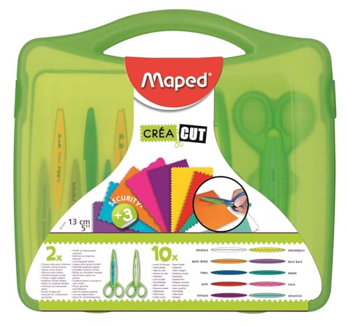 Maped Creative Schere 2 Stück mit 10er-Set Klingen von Maped