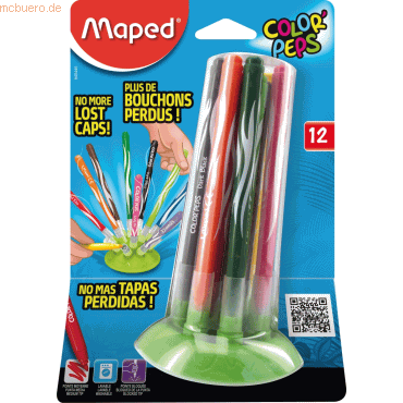 Maped Filzstift Color'Peps Jungle Innovation 2,8mm farbig sortiert VE= von Maped