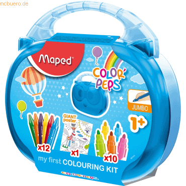 Maped Mal-Set Color'Peps Kunststoff-Box sortiert von Maped