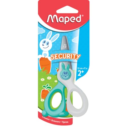 Baker Ross Maped Kidi Cut Schere, 12 cm, mit Glasfaserklingen für Kinder von Baker Ross