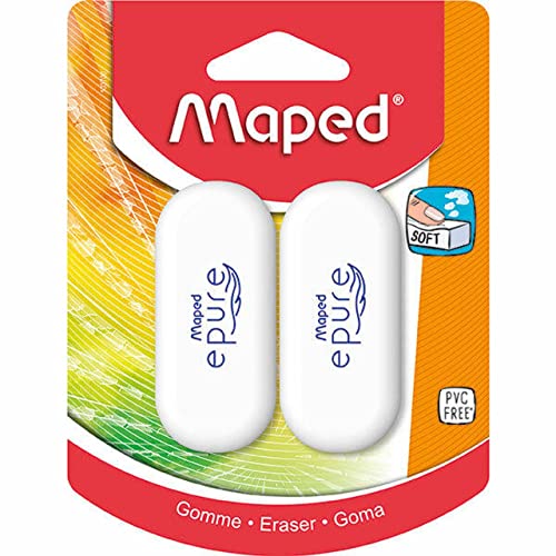 Maped - effizienter, weicher Radierer EPURE - 2x Stück von Maped