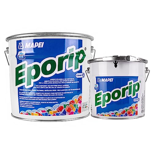 MAPEI Eporip A+B 10kg Epoxidharz-Haftbrücke 2K, Zweikomponentiges, lösemittelfreies, gefülltes Epoxidharz als Gieß- und Klebeharz von Mapei