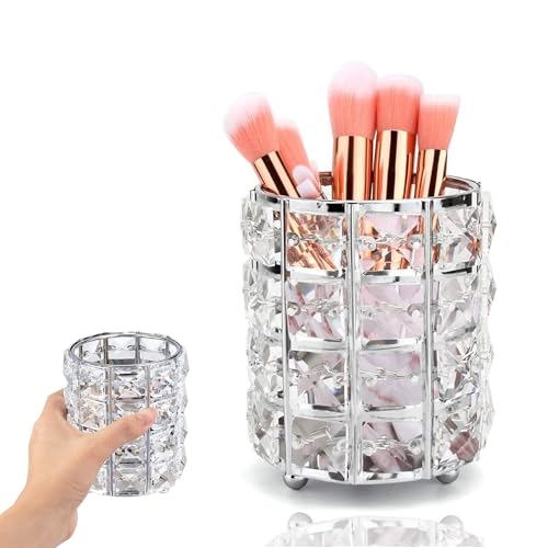 Bürstenhalter Kosmetik Organizer Stiftbehälter Desktop WerkzeugStiftbehälter BürstenhalterSchminkpinsel BehälterSchminktisch Organizer Pinsel Für Schminkpinsel,Kosmetik Organizer Desktopdekoration von Maple Plentiful