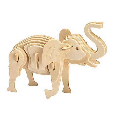 Holzbausatz Elefant, 16 x 13 cm von Marabu Kids