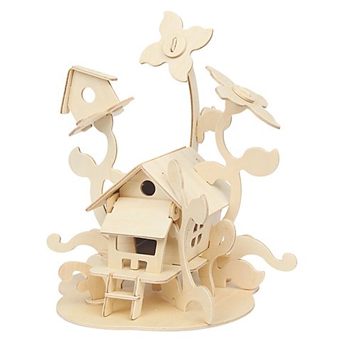 Holzbausatz Feenhaus, 21 x 23 cm von Marabu Kids