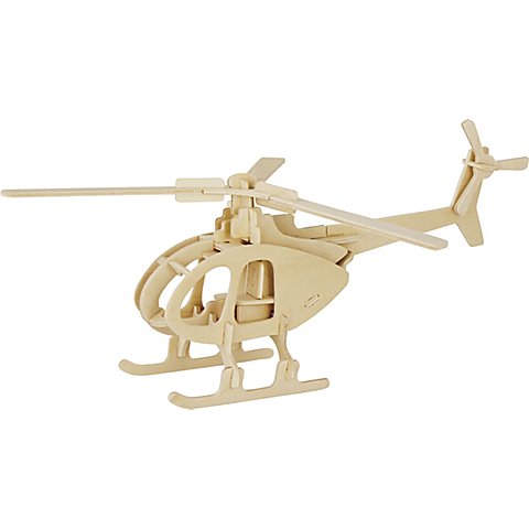 Holzbausatz Hubschrauber, 26 x 13 cm von Marabu Kids