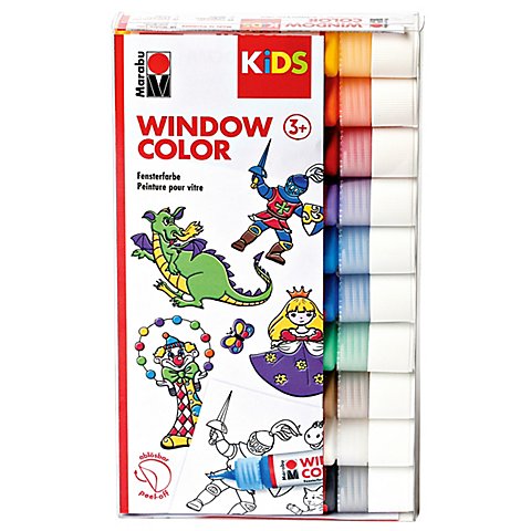 Marabu KiDS Window Color, 10x 25 ml von Marabu Kids