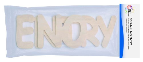 Mara by Marabu 046000023 - 3D Schrift-No Entry von Marabu