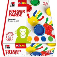 4 Marabu KiDS Fingerfarbe farbsortiert von Marabu