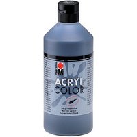 Marabu 073 Acrylfarbe schwarz 500,0 ml von Marabu