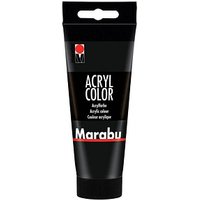 Marabu Acrylfarbe schwarz 100 ml von Marabu