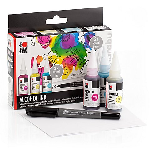 Marabu Alcohol Ink Set "Flowers" von Marabu