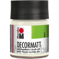 Marabu-Decormatt, 50ml - Weiß von Marabu