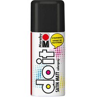 Marabu Do it Satin Matt Acrylspray Sprühfarbe schwarz 150,0 ml von Marabu