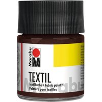 Marabu Textil, 50 ml - Dunkelbraun von Braun