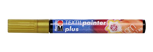 Marabu Textilmarker Textil Painter Plus, metallic-gold, 1 Stift von Marabu