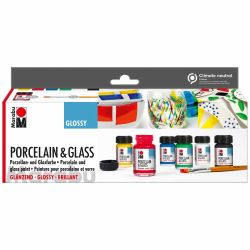 Porcelain & Glass Starterset glossy von Marabu