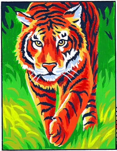 Margot Leinwand-Set, Tiger, 20 x 25 cm von Margot