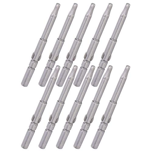 Hex -Sockelschraubendreherbits, 10 Pcs Magnetkopfschraubendreherbits 3 Mm / 0,1 Zoll Hex Shank Elektrikschraube Treiber Set Elektrowerkzeuge, Schraubendreher -Sets von Marhynchus