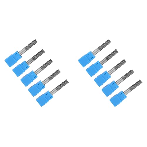 Wolframkarbid-Schaftfräser mit 4 Nuten, CNC-Fräser, 6 Mm X 50 Mm Länge, für Platten, Rillen, Kanten von Marhynchus
