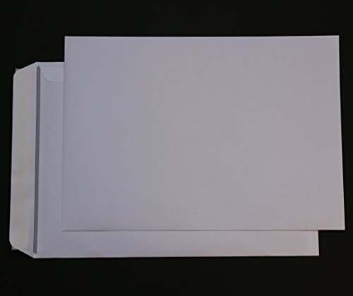 100 St. Versandtaschen DIN E4 weiß 110 gr. Kuvert 280 x 400 mm Haftklebend Briefumschläge HK von Mari-Medienverpackungen