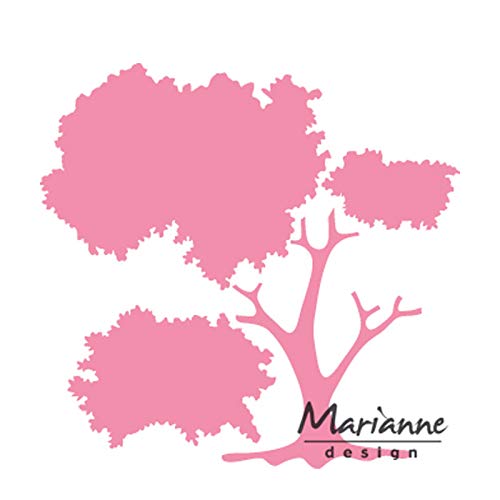 Marianne Design Collectables Build a Tree, Metall, Rosa, 13 x 15 x 0.5 cm von Marianne Design