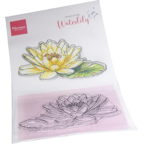 Marianne Design Tiny's Flowers-Lily Wasserstempel für Stempel- und Versiegelungskunst, Einheitsgröße von Marianne Design