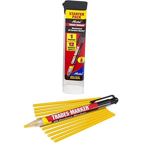 Markal 96131 trades-marker Starter-Pack, gelb, Diametre de pointe: 4mm von Markal