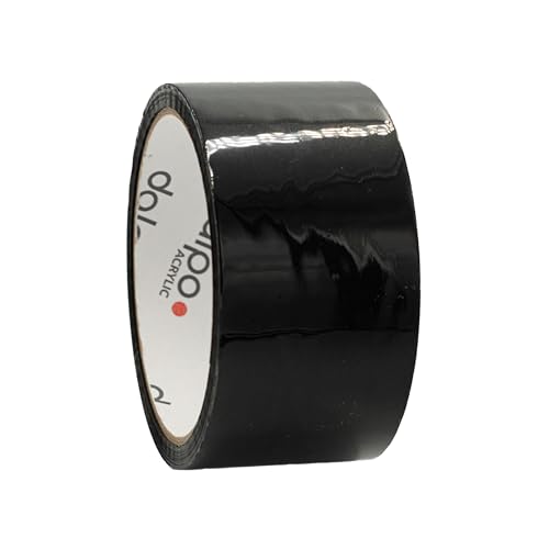 Marke Verpackungsklebeband Klebeband Farbe: Schwarz 48mmx45m Paketband Packband Bunt Akryl (24 Rollos) von Marke