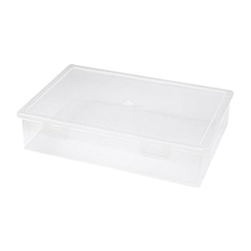 Marran Akten-Organizer Aus Kunststoff, Transparent, Quadratisch, Aufbewahrungsbox, A4, Aufbewahrungsbox, Aktenaufbewahrungsbox, S von Marran