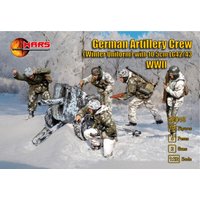 German Artillery Crew (winter Uniform) & 10,5cm LG 42/43 von Mars Figures